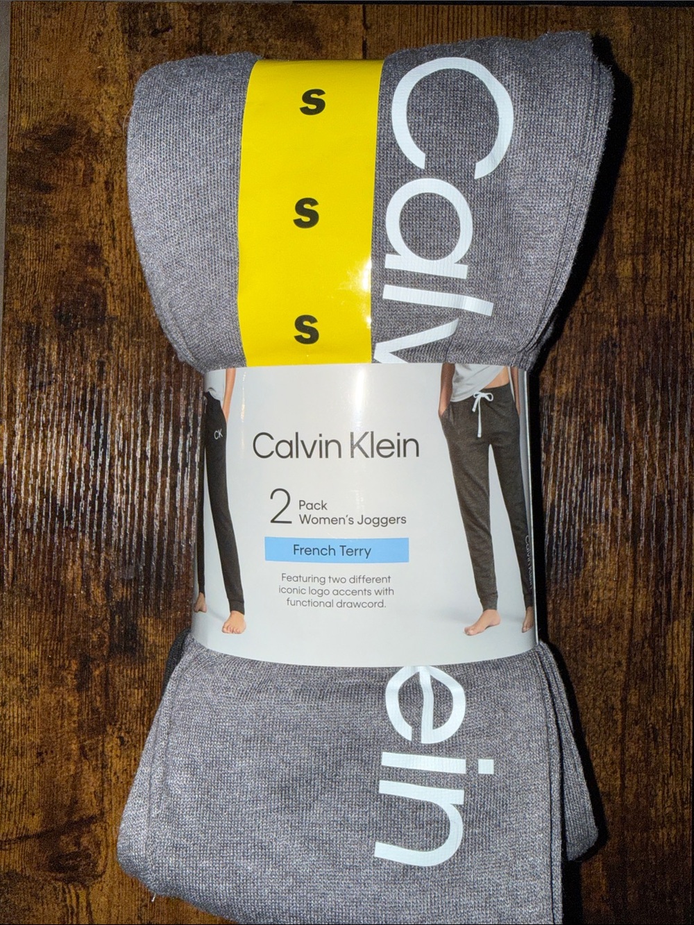 Calvin Klein Women's Gray Jogger 2-Pack — Logo French Terry